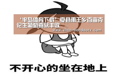 ‘半岛体育下载’夏县禹王乡百亩克伦生葡萄喜获丰收(图1) 半岛体育体育网